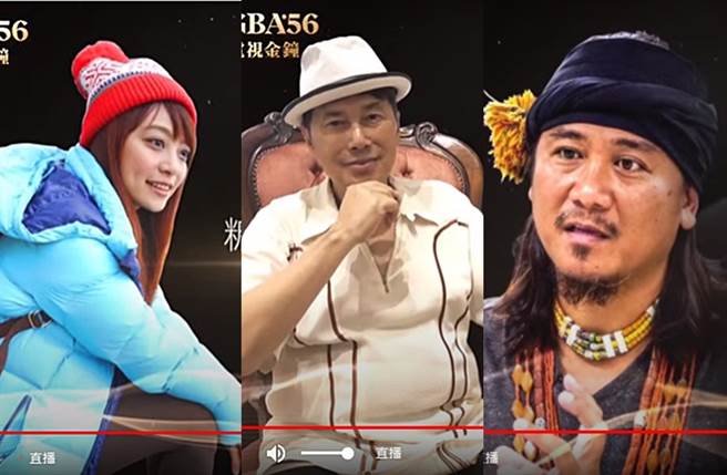 糖糖（左起）、长青、查马克都是过去一年间辞世艺人。（图／翻摄自广播电视金钟奖 Golden Bell Awards Youtube）