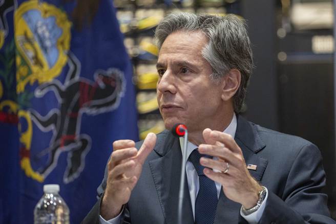 布林肯预定下周出访巴黎，并承诺改善美法之间的沟通状况。（图／美联社）