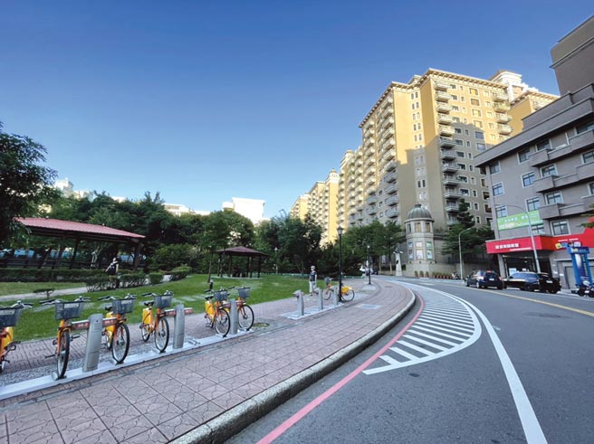 南崁吉林路绿地丰富。图／信义房屋提供