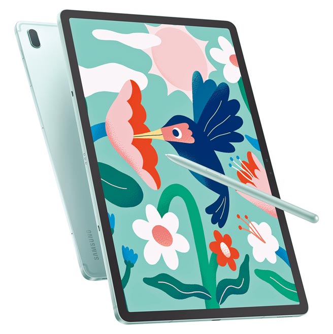 三星的Galaxy Tab S7 FE系列，定价1万5900元起；10月31日前推出买指定机型，即送故宫联名周边、ITFIT双模无线滑鼠等礼物。（三星提供）
