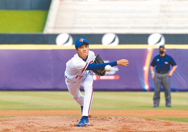 U23中华队投手陈宇宏先发6局无失分。（撷取自WBSC官网）