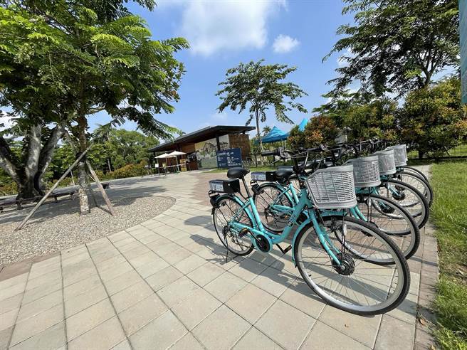 台南山上花园水道博物馆为推展山区旅游，与在地厂商合作推出Be-Bike电辅单车服务。（山上水道博物馆提供／洪荣志台南传真）