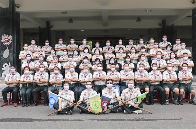 中華民國童軍總會於基隆高中舉行，第102期輔導人員木章訓練。（基隆市政府提供／陳彩玲基隆傳真）