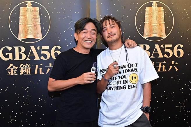 吴宗宪（左）、KID今现身庆功宴，表示遗憾没能跟小鬼一起拿奖。（三立提供）
