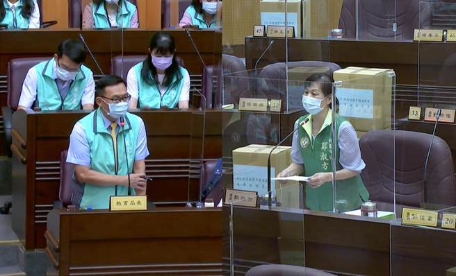 先前場館因疫情關閉，桃園市議員鄭淑方點出，憂心學生志工服務時數受影響。（陳夢茹翻攝）