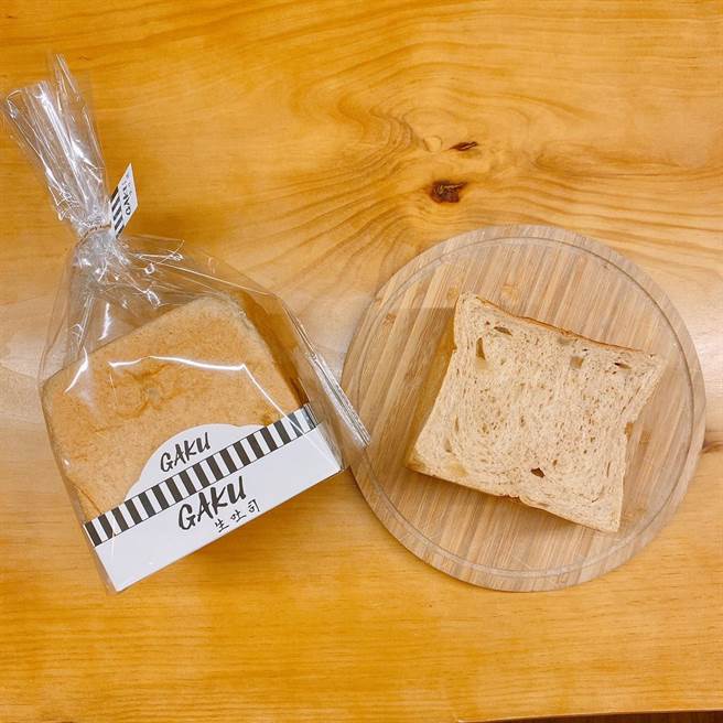 GAKU生吐司－四葉鮮奶生吐司。（GAKU提供）