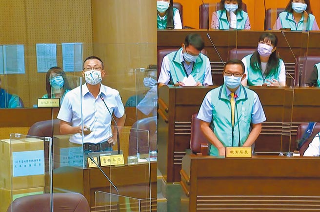 桃园市议员蔡永芳表示，远距教学暗藏危险，恐让学生接触到18禁内容的影片，呼吁教育局协助把关。（陈梦茹翻摄）