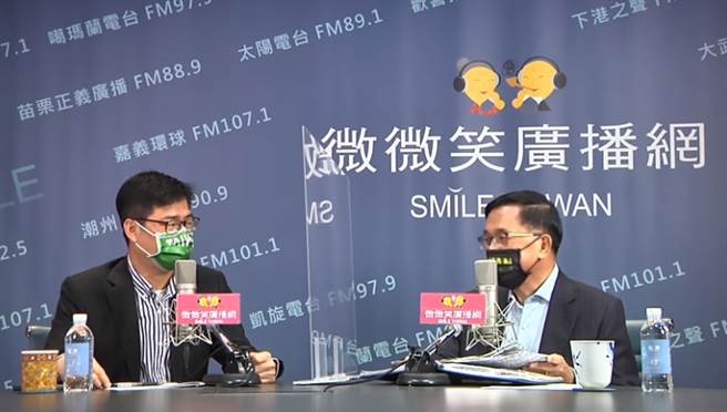前總統陳水扁專訪高雄市長陳其邁，直問2022拚連任是否有隱憂。（圖／摘自微微笑廣播網 有夢上水YouTube）