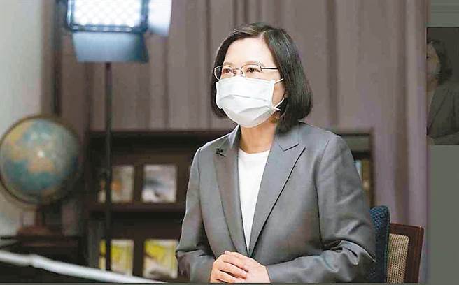 总统蔡英文透过线上为数位应用周开幕致词。（图/截自总统府网站）