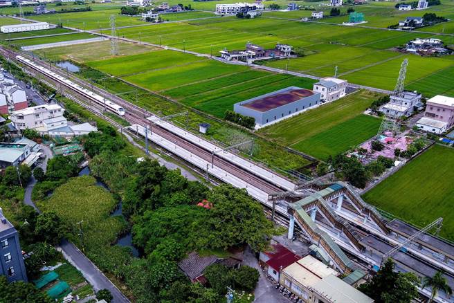 近日傳出高鐵延伸至宜蘭設址站點將傾向於「四城站」。圖為四城地區空拍照。（本報資料照片）