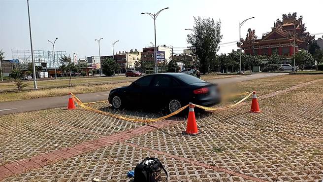 楊姓男子昨晚離家未歸，今天被警方尋獲已陳屍車內。（民眾提供／陳淑娥台中傳真）