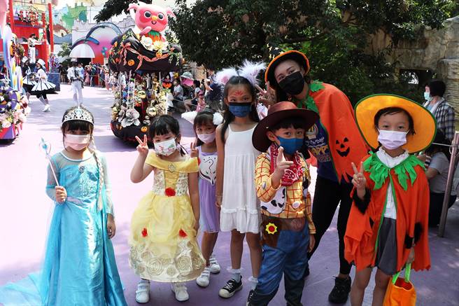 台中某乐园渡假区推出一系列万圣节活动。（丽宝乐园渡假区提供／陈淑娥台中传真）