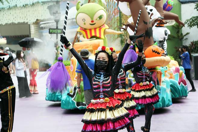 台中某乐园渡假区推出一系列万圣节活动。（丽宝乐园渡假区提供／陈淑娥台中传真）