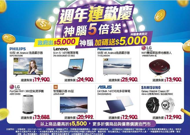 （神脑国际今年最后一波手机维修活动10月正式开跑，不限中华用户，iPhone、三星指定机型换原厂电池990元。图／神脑国际提供）