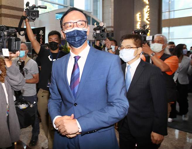 國民黨主席朱立倫。（范揚光攝）