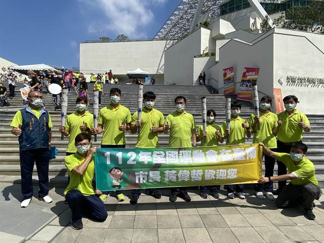 台南市梦幻圣火队。(曹婷婷摄)