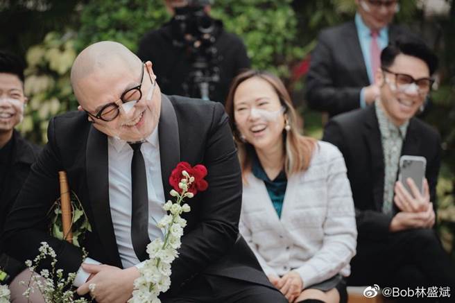 林盛斌与老婆感情恩爱，育有3女1子。(取自林盛斌微博)