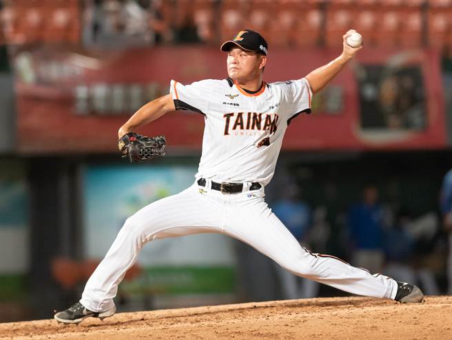 统一狮左投林子崴。（统一狮提供）