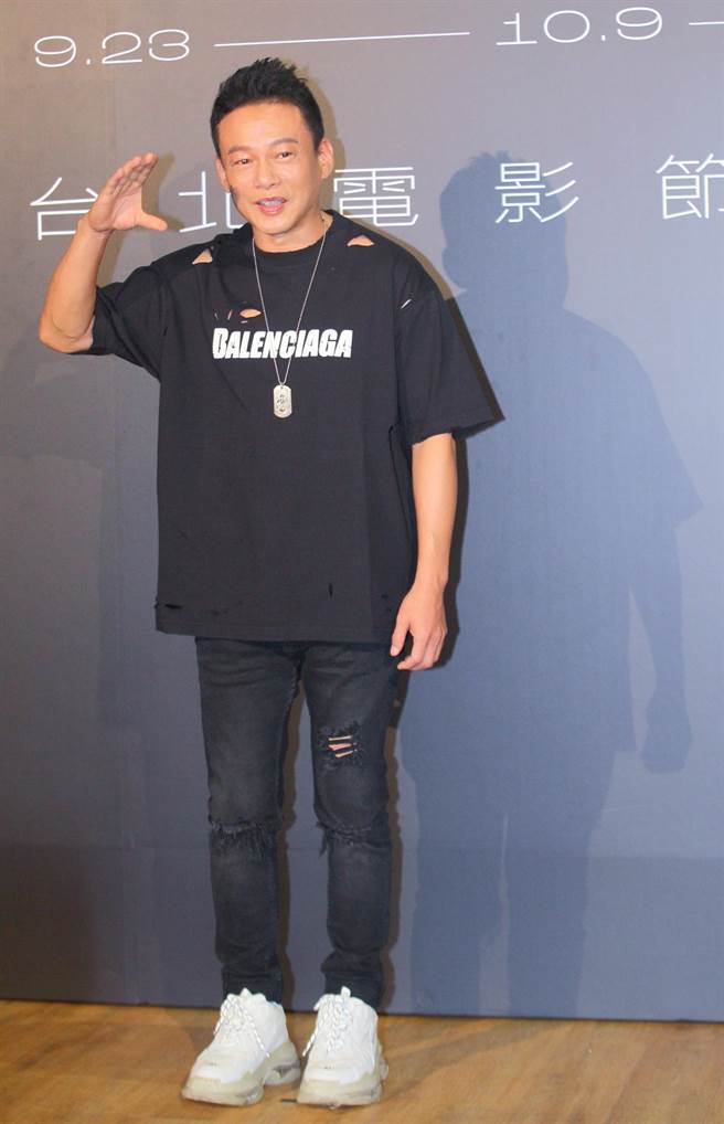 李康生出席台北电影节神秘场《鱷鱼》世界首映。(张铠乙摄)