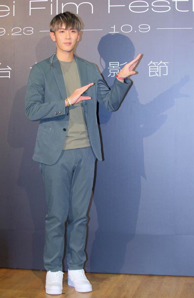 柯震东出席台北电影节神秘场《鱷鱼》世界首映。(张铠乙摄)