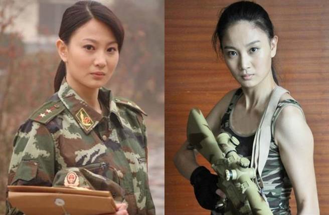 侯梦莎女军人形象深植人心。(图／翻摄自微博)