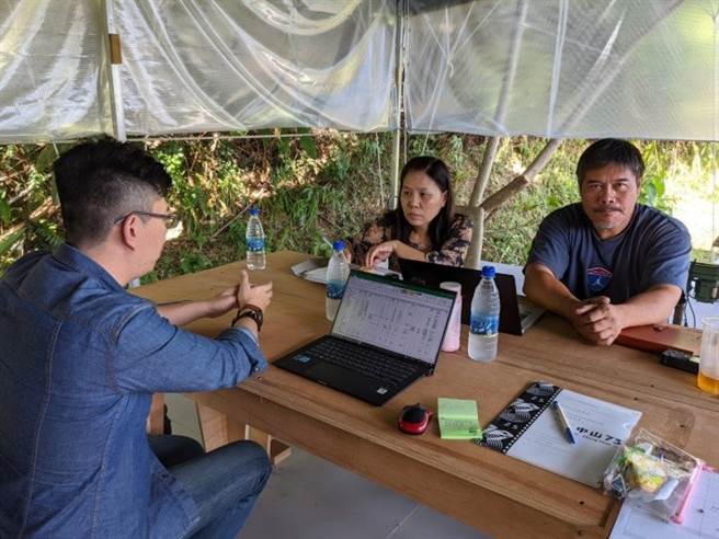 生產力中心派員訪視輔導牧力.感都及芭奈.比吼計畫執行進度。(戴志揚翻攝)