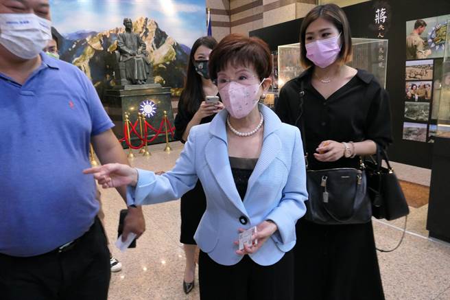 國民黨前主席洪秀柱。（趙婉淳攝）