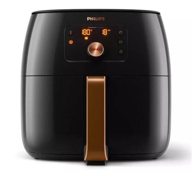Global Mall新北中和店周年慶推薦飛利浦「健康氣炸鍋XXL高規版」，原價2萬1900元，優惠價1萬990元。（Global Mall提供）
