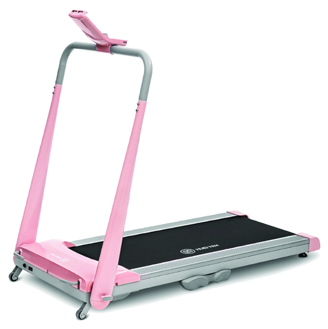 Global Mall屏東市店推薦輝葉按摩椅「WE RUN新小智跑步機」，原價2萬9800元，優惠價1萬3800元。（Global Mall提供）