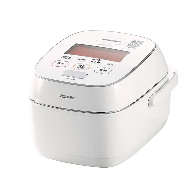 Global Mall新北中和店推荐象印白金厚釜压力IH电子锅6人份，原价3万4000元，优惠价1万6990元。（Global Mall提供）