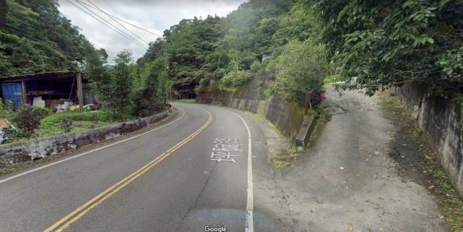 新北市坪林區106乙線道20.5公里處彎道。（翻攝Google地圖）