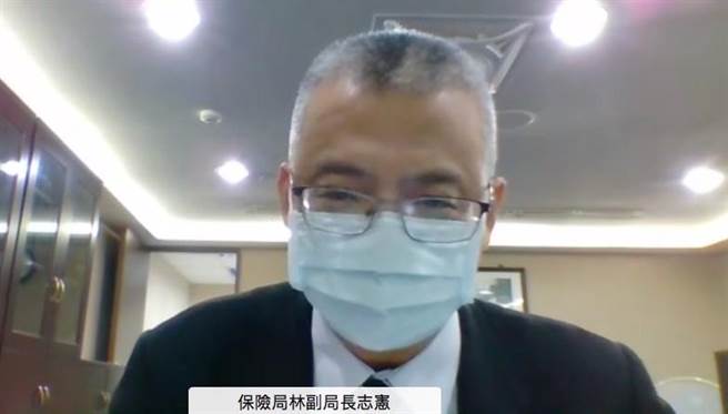 （保险局副局长林志宪。图／视讯截图）