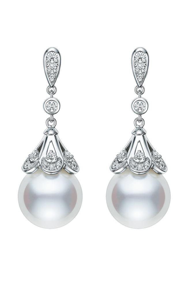 1.MIKIMOTO Day and Night系列南洋珠耳環，珍珠約12至12.49mm，約32萬8000元。（MIKIMOTO提供）
