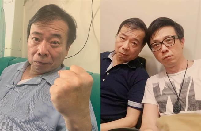 廖錦德透露父親廖峻之前到朋友家聊天，突然站起頭暈，送醫才發現是中風。（圖／翻攝自廖峻/ 錦德臉書）