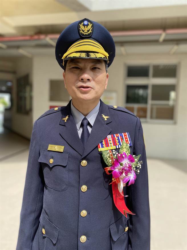 新任新化警分局长苏政敏。(曹婷婷摄)