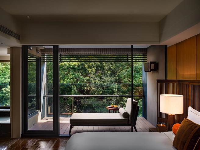 北投丽禧温泉酒店结合一年一度线上旅展加码抢食，主打年度唯一折扣。（业者提供）