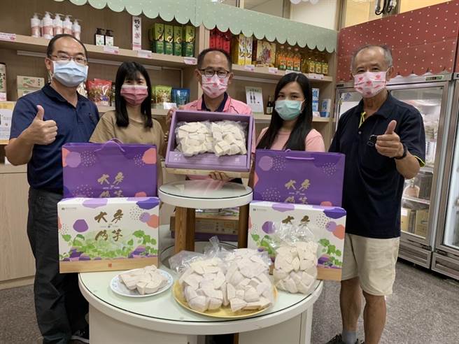 大安区农会用心推广在地芋头，选用最优质特级芋头切块再真空包装，大获好评。（大安农会提供／陈淑娥台中传真）