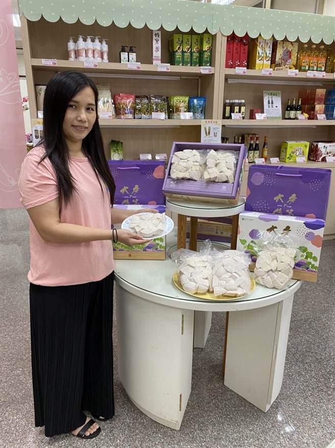 大安区农会用心推广在地芋头，选用最优质特级芋头切块再真空包装，大获好评。（大安农会提供／陈淑娥台中传真）