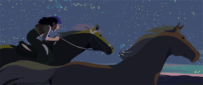 以2D手绘方式，描绘女主角重新认识自我的成长过程的《灾星少女》，此部片2020年荣获安锡国际动画影展水晶奖。