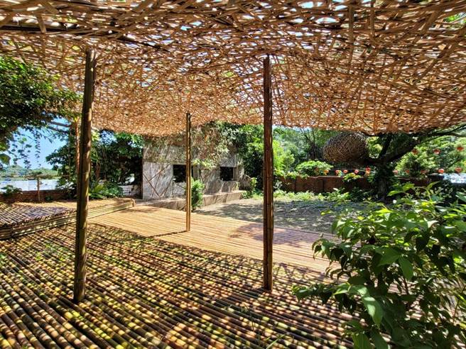 10月10、11日黄博馆特别开放限量名额，让民眾预约体验国际地景艺术家王文志作品。（黄金博物馆提供）