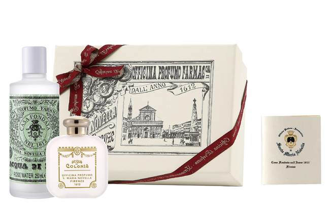 微风广场SantaMariaNovella热销小苍兰保湿香氛礼盒组，原价6150元、特价5000元，限量20组。（微风提供）