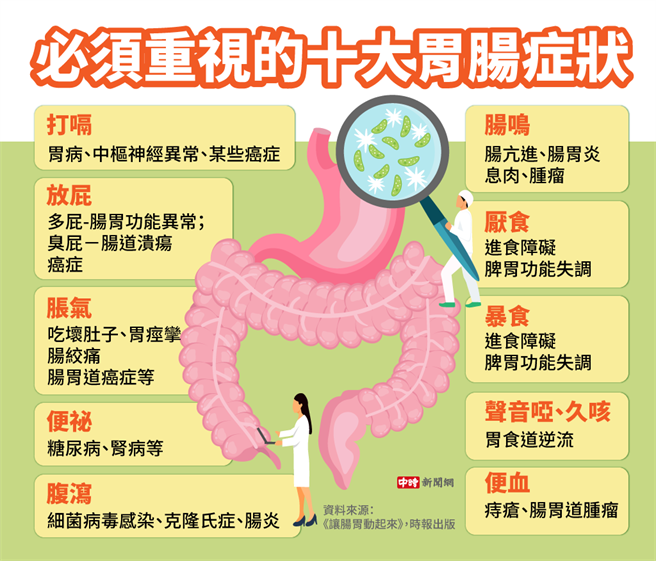 (资料来源/《让肠胃动起来》，时报出版；图/中时新闻网陈友龄制图)