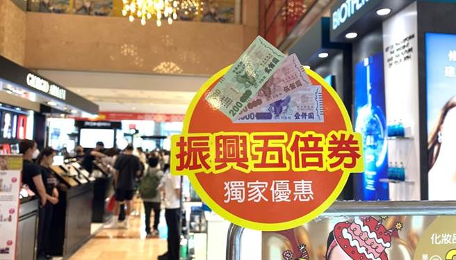 新光三越周庆首波6店买气爆发！（新光三越提供）