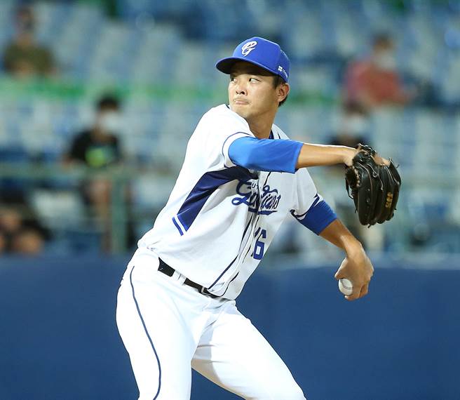 富邦悍将左投手林逸翔。（资料照，陈怡诚摄）