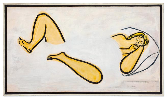 常玉《睡美人》展现私密情色表达。（苏富比提供）