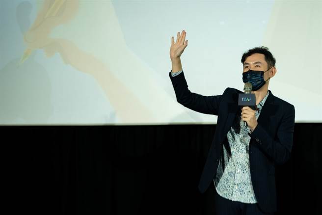 謝文明導演與百位動畫影迷暢談創作過程，影迷向導演發問過程相當熱絡。(圖/台中市影視發展基金會提供)