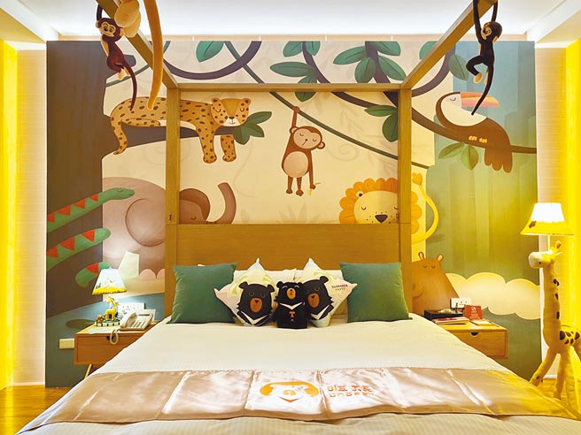 台中日光溫泉度假酒店推出「喔熊愛泡湯專案 」。（台中日光溫泉度假酒店提供）