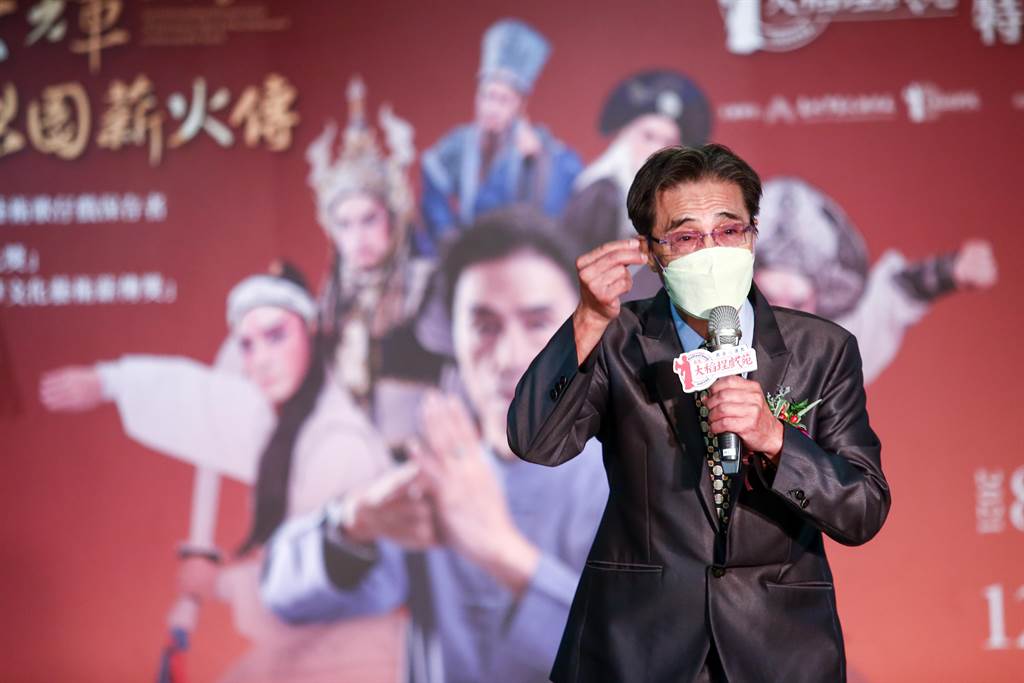 歌仔戲武生孫榮輝表示，歌仔戲是台灣文化的根，只要有願意堅持的人，好表演不會消失。（鄧博仁攝）
