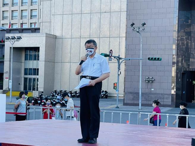 台北市长柯文哲。（张颖齐摄）