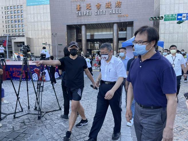 台北市长柯文哲。（张颖齐摄）